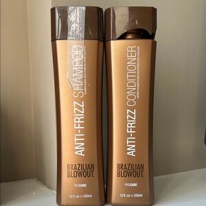 Brazilian blowout shampoo and conditioner 🆕
